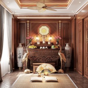 Nội thất phòng thờ