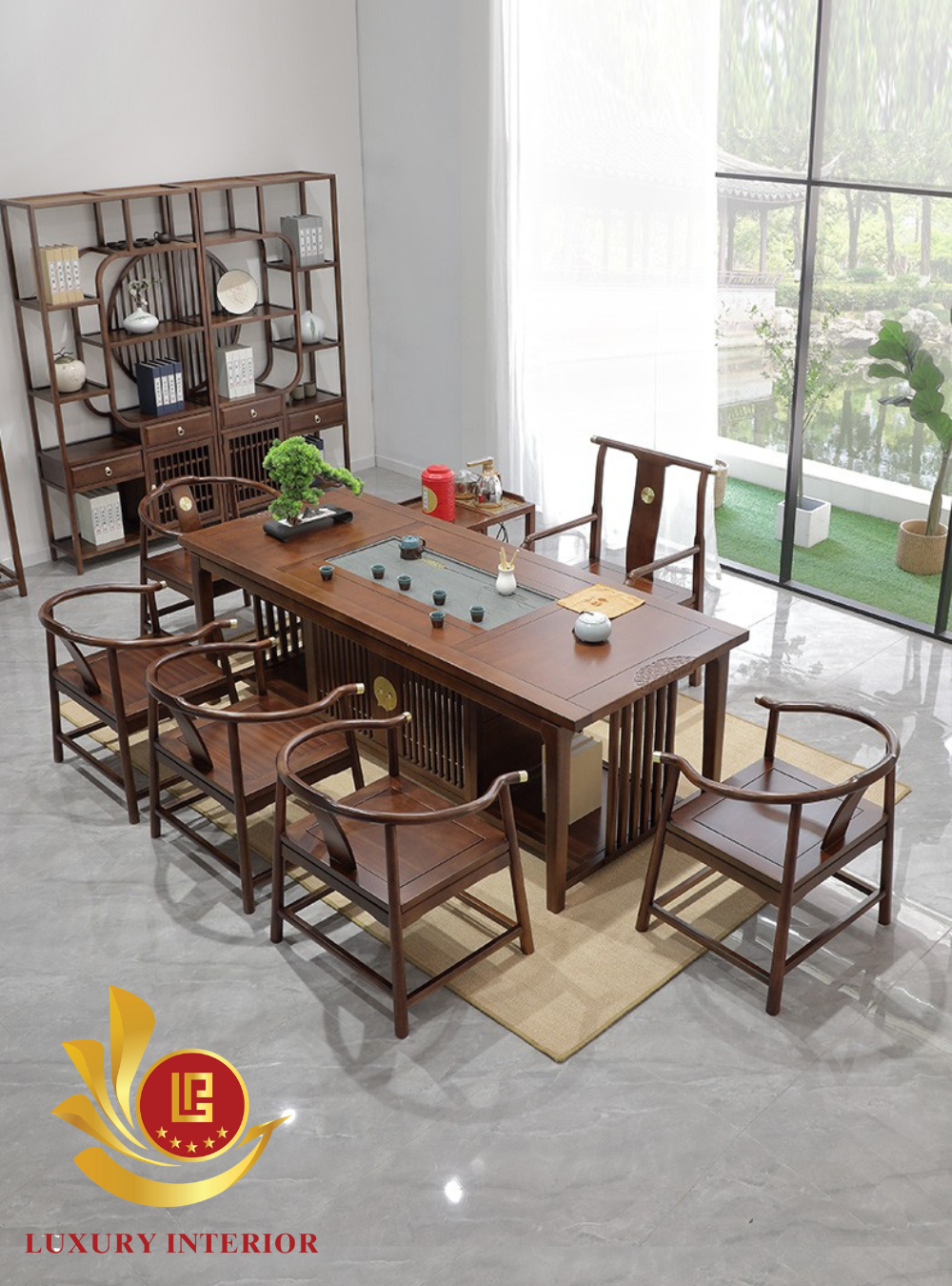 Bộ bàn ghế phòng trà - PC 188